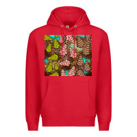 Red little debbie tree cakes leopard turquoise Premium Hoodie - JahusDesignShop
