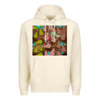 Sandshell little debbie tree cakes leopard turquoise Premium Hoodie - JahusDesignShop