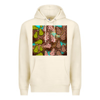 Tofu little debbie tree cakes leopard turquoise Premium Hoodie - JahusDesignShop