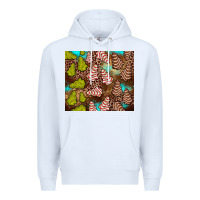 White little debbie tree cakes leopard turquoise Premium Hoodie - JahusDesignShop