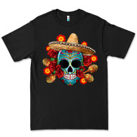 Black mexico skull Premium Tee - CTS Tumbler Store