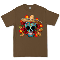 Cacao mexico skull Premium Tee - CTS Tumbler Store