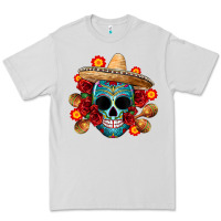 Dove Grey mexico skull Premium Tee - CTS Tumbler Store