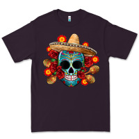 Plum mexico skull Premium Tee - CTS Tumbler Store