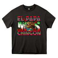 Asphalt El Papa Mas Chingon Heavy Core Tee - texasbilliewilder