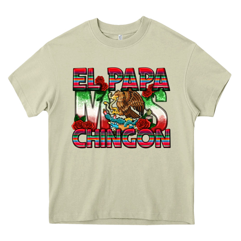 El Papa Mas Chingon Heavy Core Tee by texasbilliewilder | Teevron