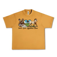Peanut Butter peace love appaloosa horse Urban Heavy Tee - LillyAllenDesigns