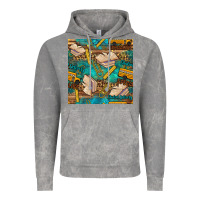 Cloud Rock student delivery specialist seamless pattern Vintage Hoodie - BundleAndBundleShop