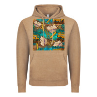 Vintage Coffee student delivery specialist seamless pattern Vintage Hoodie - BundleAndBundleShop