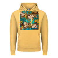 Vintage Mustard student delivery specialist seamless pattern Vintage Hoodie - BundleAndBundleShop
