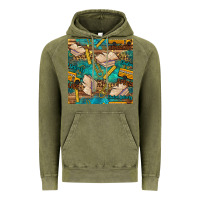 Vintage Olive student delivery specialist seamless pattern Vintage Hoodie - BundleAndBundleShop