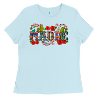Baby Blue madre Ladies Tee - Zillion Design Studio