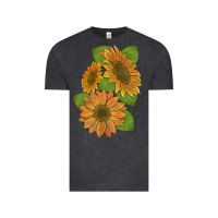 Vintage Black sunflowers Vintage Tee - Artiststas
