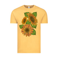 Vintage Mustard sunflowers Vintage Tee - Artiststas