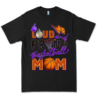 Black loud and proud basketball mom Premium Tee - Zillion Design Studio