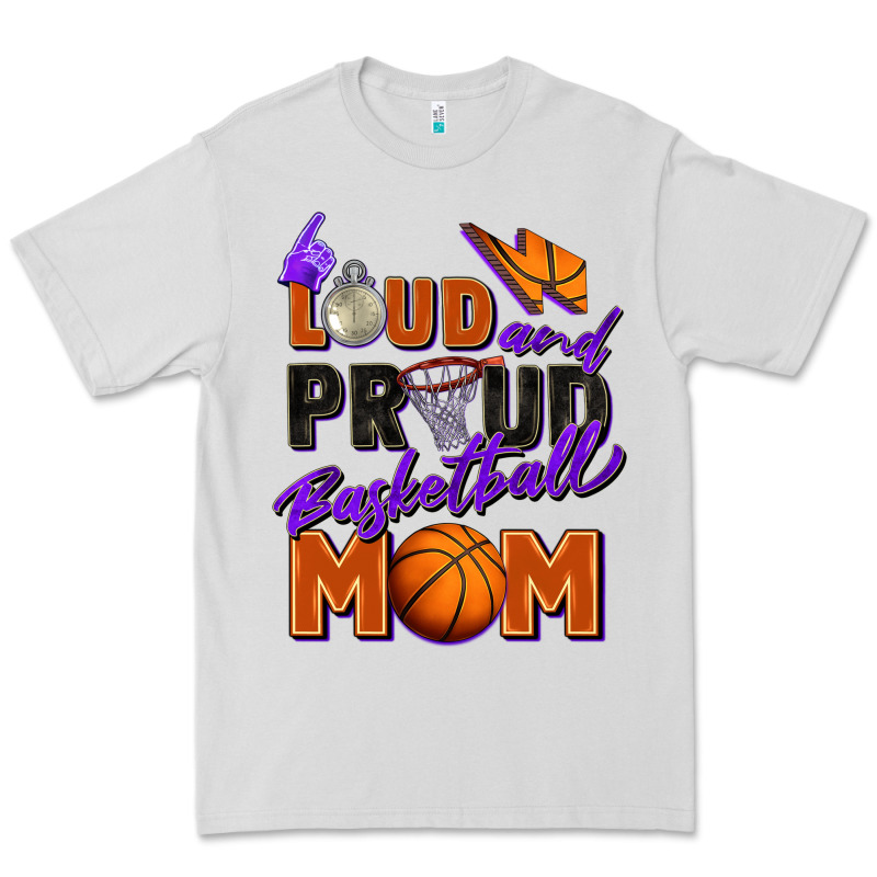 Loud And Proud Basketball Mom Premium Tee by Zillion Design Studio | Teevron