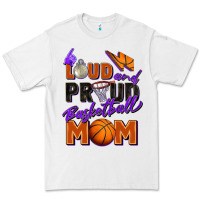 White loud and proud basketball mom Premium Tee - Zillion Design Studio