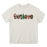 Cream christmas believe Heavy Core Tee - RanaPortraitStore