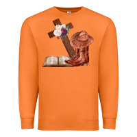 Carrot Boots with Bible and cross Premium Sweatshirt - Bettercallsaul