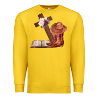 Lemon Boots with Bible and cross Premium Sweatshirt - Bettercallsaul