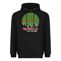 Black Merry Christmas To All To All A Good Night Heavyweight Hoodie - Bettercallsaul