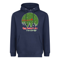 Navy Merry Christmas To All To All A Good Night Heavyweight Hoodie - Bettercallsaul