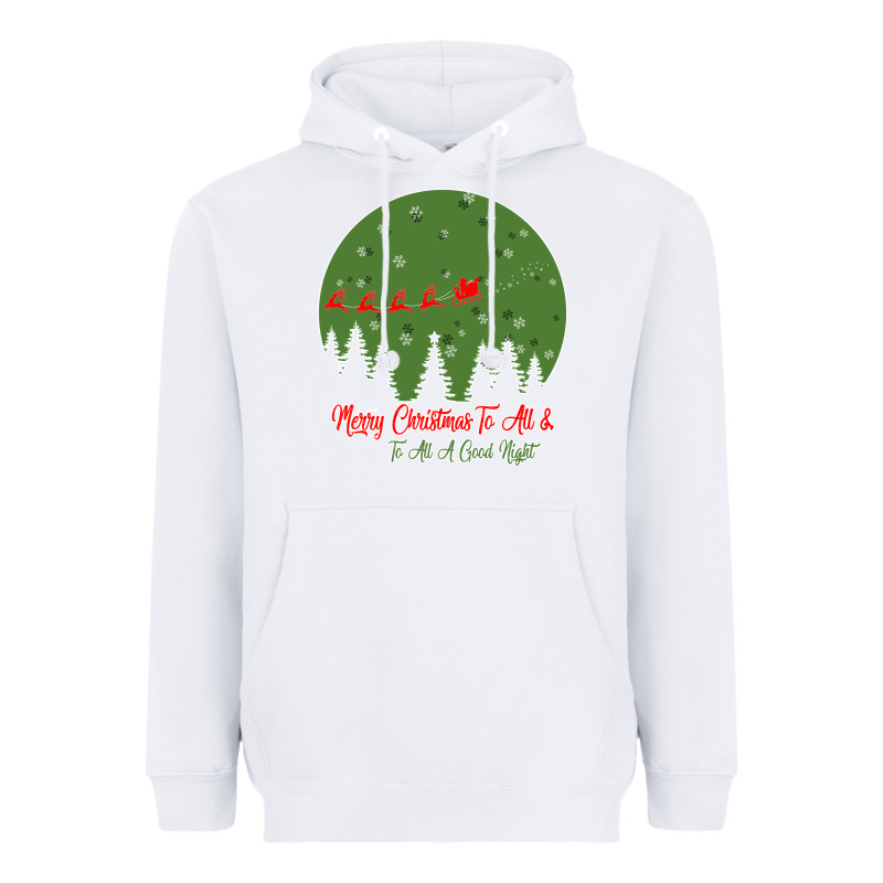 Merry Christmas To All To All A Good Night Heavyweight Hoodie by Bettercallsaul | Teevron