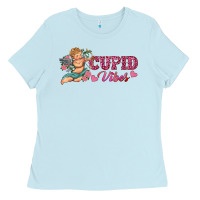 Baby Blue cupid vibes Ladies Tee - RanaPortraitStore