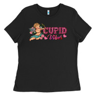 Black cupid vibes Ladies Tee - RanaPortraitStore