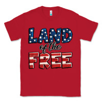 Red Land of the free America Classic Tee - Jasminsmagicworld