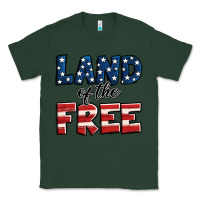Sports Green Land of the free America Classic Tee - Jasminsmagicworld