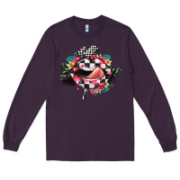 Plum race lip Long Sleeve Tee - JahusDesignShop