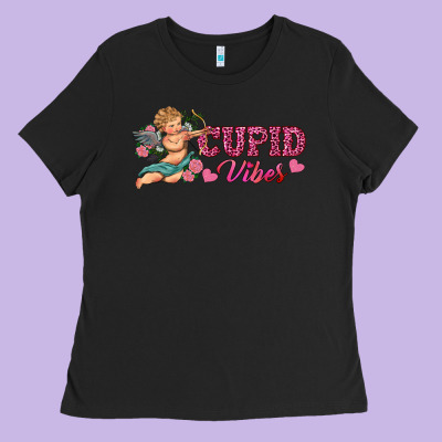 Cupid Vibes Ladies Tee Designed By Ranaportraitstore