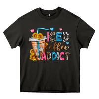 Asphalt iced coffee addict Heavy Core Tee - Zillion Design Studio