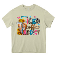 Mossy iced coffee addict Heavy Core Tee - Zillion Design Studio