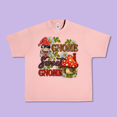 Gnome Sweet Gnome Urban Heavy Tee Designed By Barkaloodesign