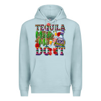 Blue Mist Tequila made me do it Premium Hoodie - NancyCooperArtShop