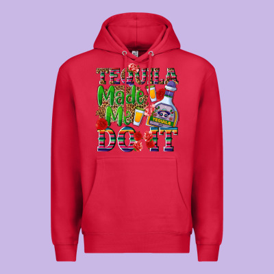 Tequila Made Me Do It Premium Hoodie Designed By Nancycooperartshop