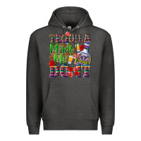Charcoal Heather Tequila made me do it Premium Hoodie - NancyCooperArtShop