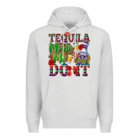 Dove Grey Tequila made me do it Premium Hoodie - NancyCooperArtShop
