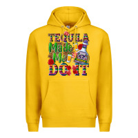Lemon Tequila made me do it Premium Hoodie - NancyCooperArtShop