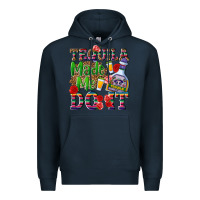 Navy Tequila made me do it Premium Hoodie - NancyCooperArtShop
