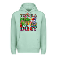 Seafoam Tequila made me do it Premium Hoodie - NancyCooperArtShop