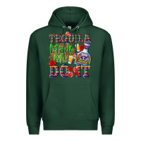 Sports Green Tequila made me do it Premium Hoodie - NancyCooperArtShop