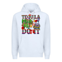 White Tequila made me do it Premium Hoodie - NancyCooperArtShop