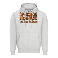 Dove Grey 'tis the season gnomies bbs Zipper Hoodie - BundleAndBundleShop