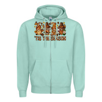 Seafoam 'tis the season gnomies bbs Zipper Hoodie - BundleAndBundleShop