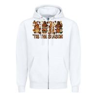 White 'tis the season gnomies bbs Zipper Hoodie - BundleAndBundleShop