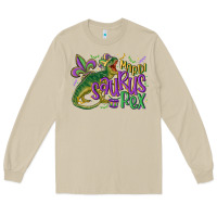 Mushroom mardi saurus rex mardi gras Long Sleeve Tee - MaliasSmallBusiness