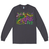 Smoke mardi saurus rex mardi gras Long Sleeve Tee - MaliasSmallBusiness